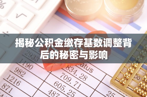 船营揭秘公积金缴存基数调整背后的秘密与影响
