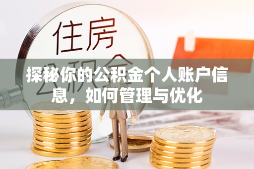 船营探秘你的公积金个人账户信息，如何管理与优化
