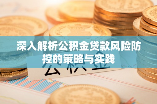 船营深入解析公积金贷款风险防控的策略与实践