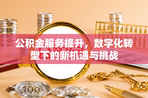 船营公积金服务提升，数字化转型下的新机遇与挑战