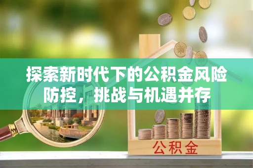 船营探索新时代下的公积金风险防控，挑战与机遇并存