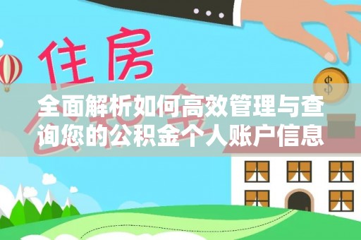 船营全面解析如何高效管理与查询您的公积金个人账户信息