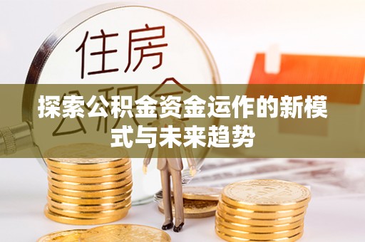 船营探索公积金资金运作的新模式与未来趋势