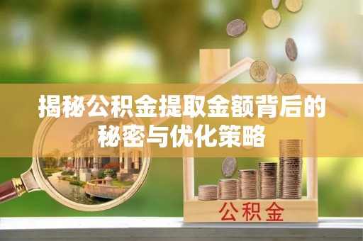 船营揭秘公积金提取金额背后的秘密与优化策略