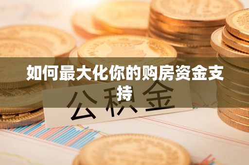 船营如何最大化你的购房资金支持