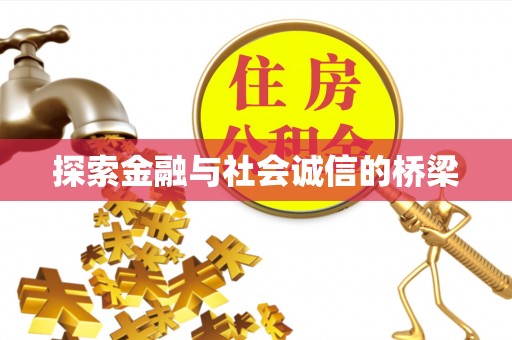 船营探索金融与社会诚信的桥梁